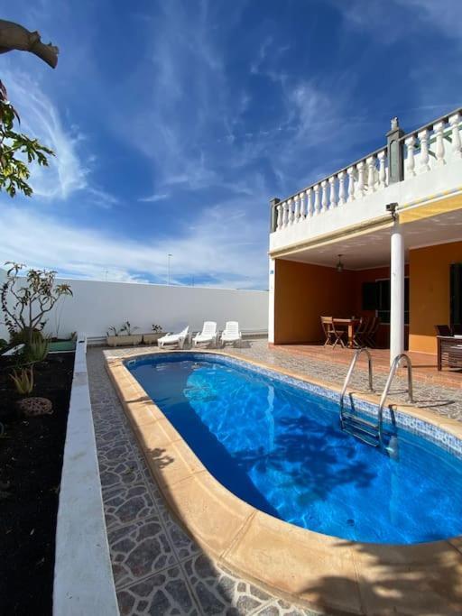蒂亚斯Macaronesia Casa Privada Con Piscina En Lanzarote别墅 外观 照片